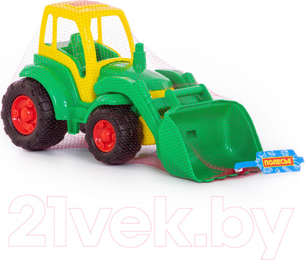 Изображение товара Трактор игрушечный Полесье Чемпион с ковшом / 0476