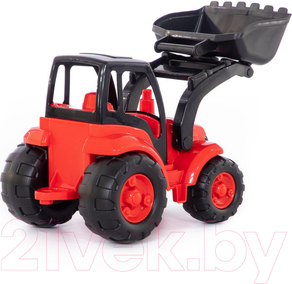 Изображение товара Трактор игрушечный Полесье Чемпион с ковшом / 0476