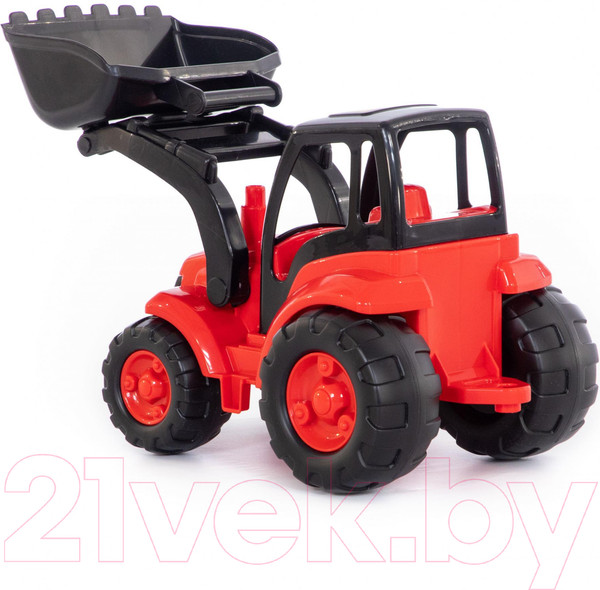 Изображение товара Трактор игрушечный Полесье Чемпион с ковшом / 0476