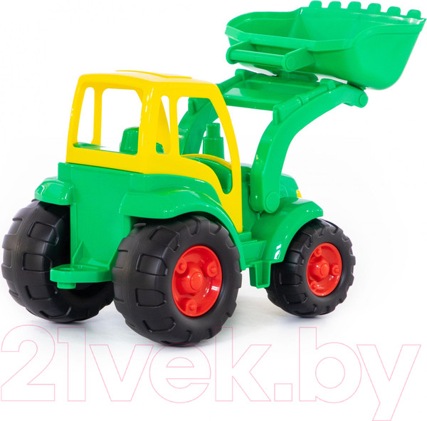 Изображение товара Трактор игрушечный Полесье Чемпион с ковшом / 0476