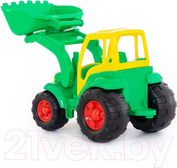 Изображение товара Трактор игрушечный Полесье Чемпион с ковшом / 0476