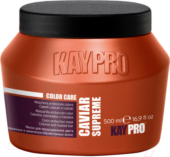Изображение товара Маска для волос Kaypro Color Care Caviar Supreme защита цвета для поврежденных волос (500мл)