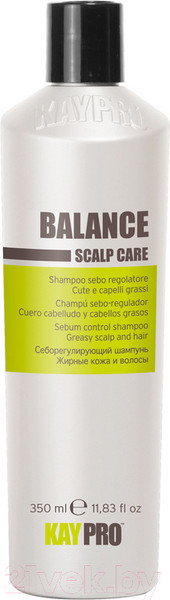Изображение товара Шампунь для волос Kaypro Scalp Care Balance cебум-контроль для жирной кожи головы и волос (350мл)