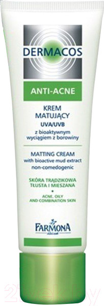 Изображение товара Крем для лица Farmona Dermacos Anti-Acne придающий матовость на день UVA/UVB (50мл)