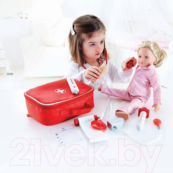 Изображение товара Набор доктора детский Hape Доктор по вызову / E3010-HP