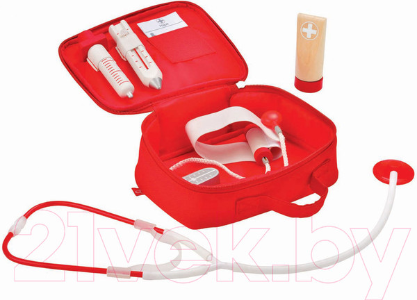 Изображение товара Набор доктора детский Hape Доктор по вызову / E3010-HP