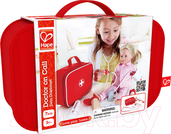 Изображение товара Набор доктора детский Hape Доктор по вызову / E3010-HP