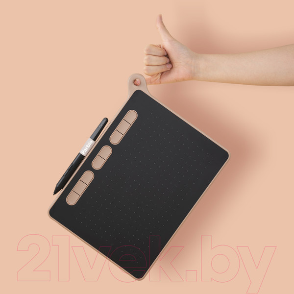 Изображение товара Графический планшет Parblo Ninos M (розовый)