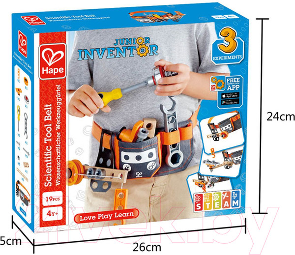 Изображение товара Набор инструментов игрушечный Hape Пояс / E3035-HP