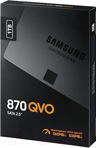 Изображение товара SSD диск Samsung 870 Qvo 1TB (MZ-77Q1T0BW)