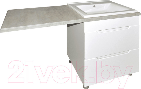 Изображение товара Тумба с умывальником Гамма Атриа-9055 СТ120 L Р23о/Ф8-У 55