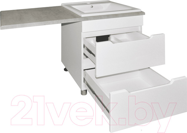 Изображение товара Тумба с умывальником Гамма Атриа-9055 СТ120 L Р23о/Ф8-У 55