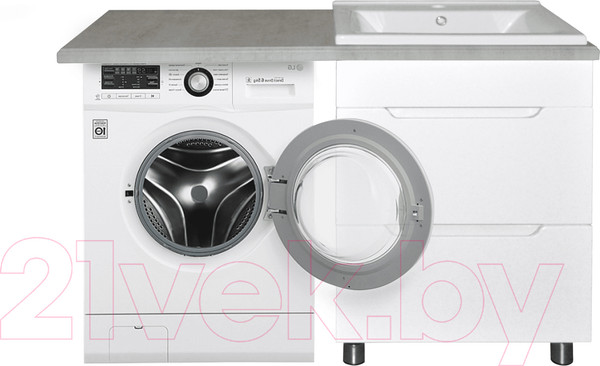 Изображение товара Тумба с умывальником Гамма Атриа-9055 СТ120 L Р23о/Ф8-У 55