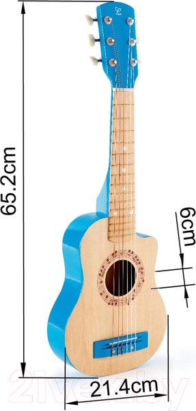Изображение товара Музыкальная игрушка Hape Гитара Голубая лагуна / E0601-HP