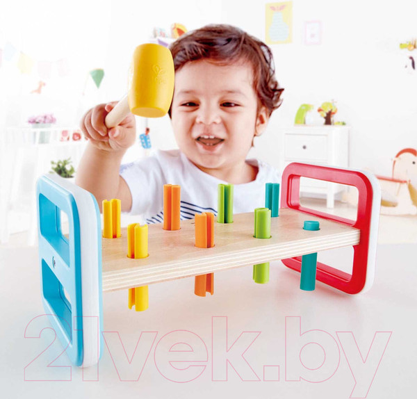 Изображение товара Развивающая игрушка Hape Стучалка радужная / E0506_HP