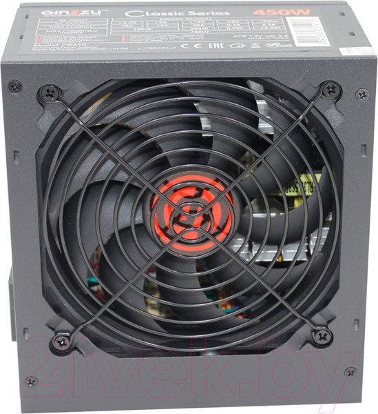 Изображение товара Блок питания для компьютера Ginzzu CB450 450W