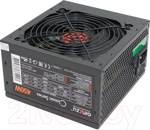 Изображение товара Блок питания для компьютера Ginzzu CB450 450W