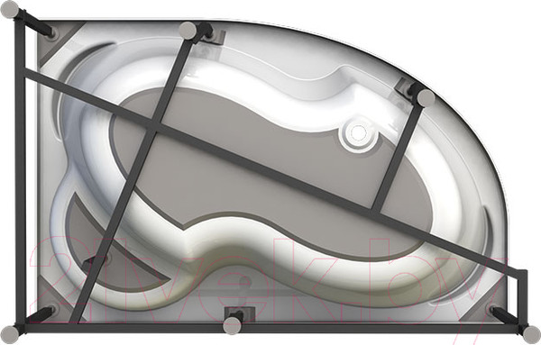 Изображение товара Ванна акриловая Vannesa Ирма 150x97 / 2-01-0-1-1-216