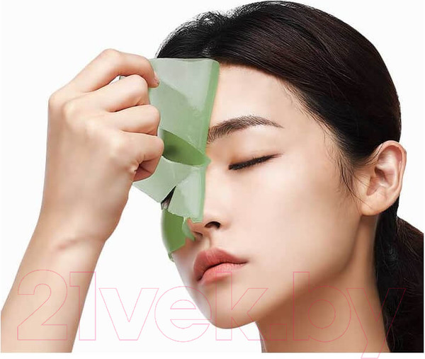 Изображение товара Маска для лица гидрогелевая Petitfee Soothing Hydrogel Face Mask Artichoke (32г)