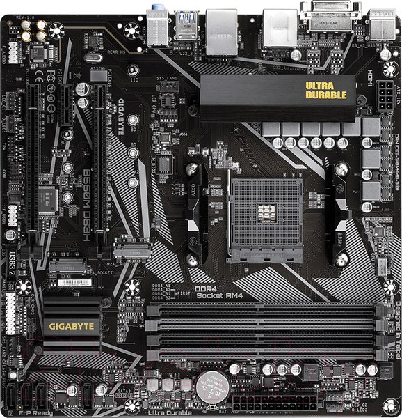 Изображение товара Материнская плата Gigabyte B550M DS3H