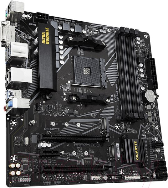 Изображение товара Материнская плата Gigabyte B550M DS3H