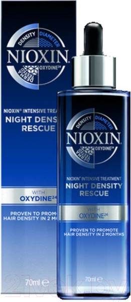 Изображение товара Сыворотка для волос Nioxin Ночная для увеличения густоты волос (70мл)