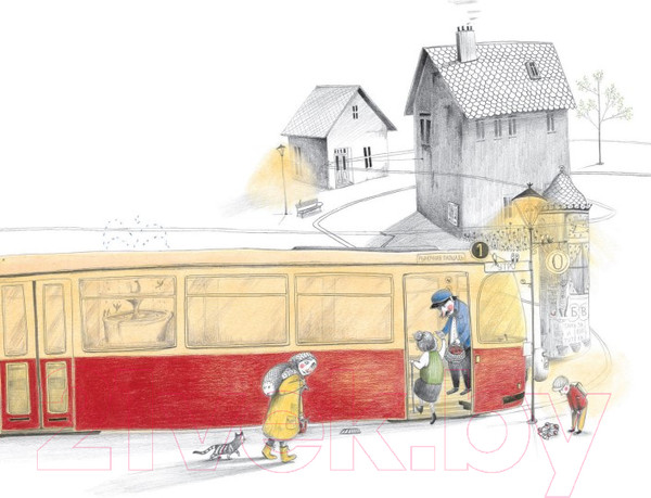 Изображение товара Развивающая книга Попурри Доброе утро, трамвайчик! (Фельк Ю.)