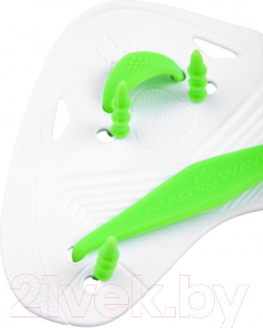 Изображение товара Лопатки для плавания Mad Wave Finger Pro (белый)