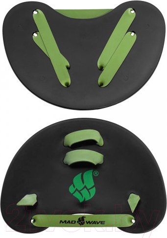 Изображение товара Лопатки для плавания Mad Wave Finger Paddles (черный)