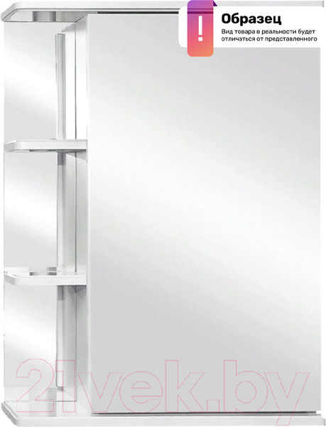 Изображение товара Шкаф с зеркалом для ванной Tivoli Ника 60 L / 461985