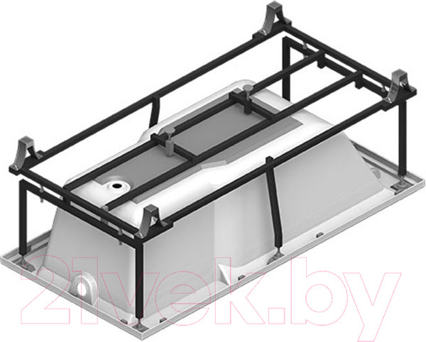 Изображение товара Ванна акриловая Radomir Русильон 180x90 / 4-01-2-0-1-423