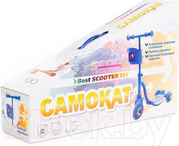 Изображение товара Самокат детский Полесье TJ-411-V(К) (красный)