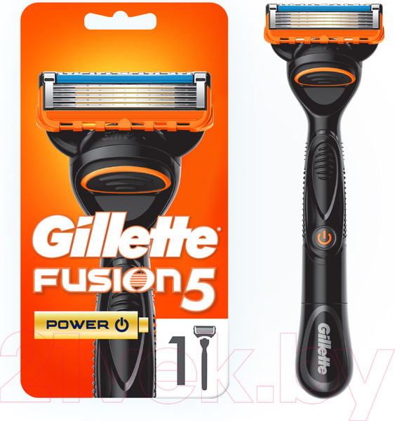 Изображение товара Бритвенный станок Gillette Fusion Power с элементом питания