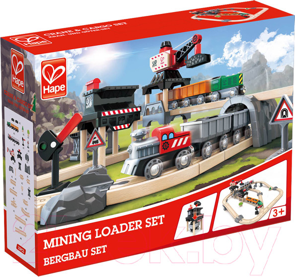 Изображение товара Железная дорога игрушечная Hape Горный погрузчик / E3756-HP
