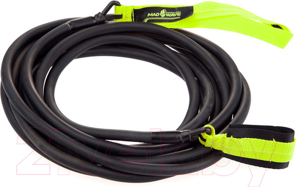 Изображение товара Тренажер для плавания Mad Wave Long Safety Cord (3.6-10.8кг, зеленый)