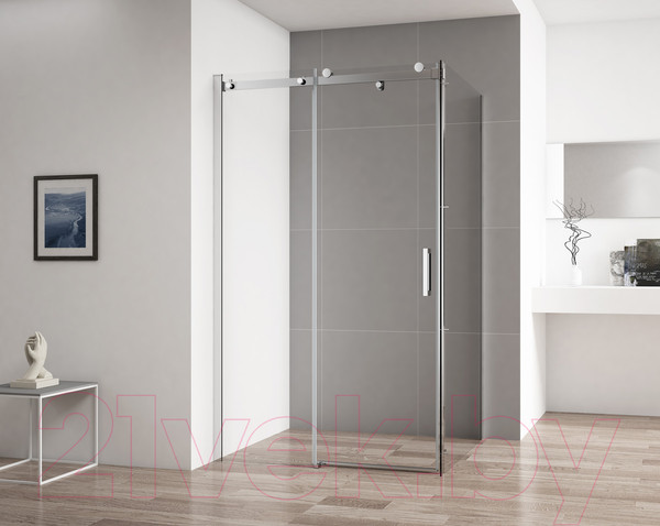 Изображение товара Душевой уголок Cezares STYLUS-SOFT-AH-1-130/100-C-Cr