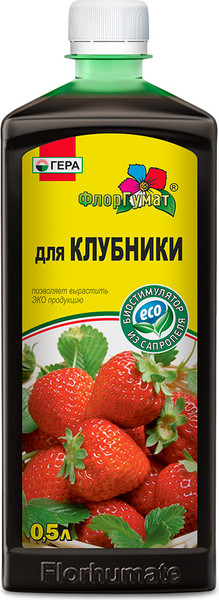 Изображение товара Удобрение ФлорГумат Для клубники (500мл)