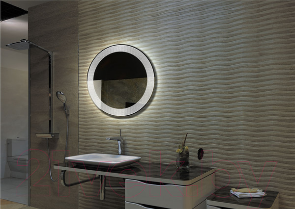 Изображение товара Зеркало Пекам Galaxy 80x80 / galaxy-80x80 (с подсветкой)