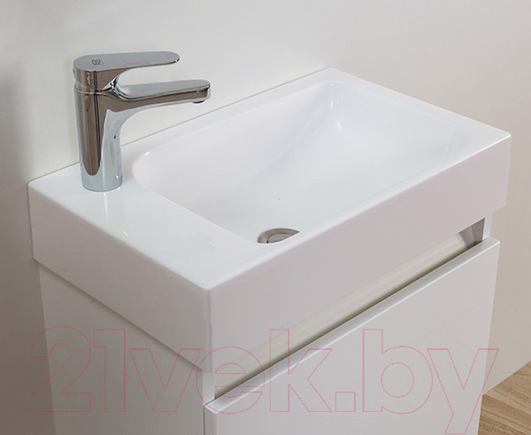 Изображение товара Тумба с умывальником Belux Темпо НП 50 (1, белый глянец)