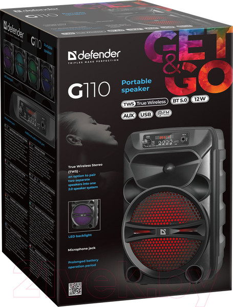 Изображение товара Портативная акустика Defender G110 / 65110