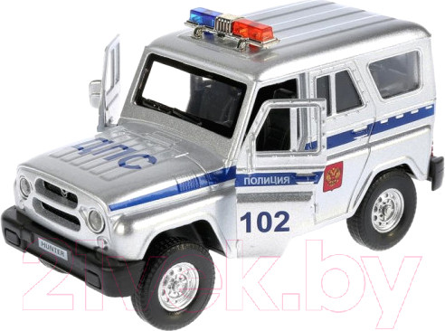 Изображение товара Автомобиль игрушечный Технопарк UAZ Hunter Полиция / HUNTER-P-SL