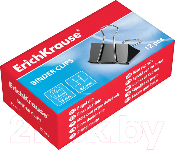 Изображение товара Зажим для бумаги Erich Krause 25085