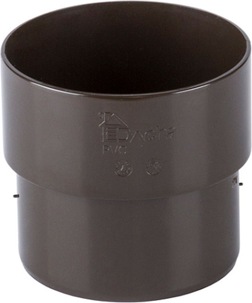 Изображение товара Муфта водосточная Docke Dacha 80мм (светло-коричневый)