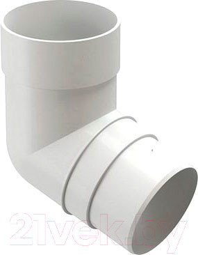 Изображение товара Колено трубы водосточной Docke Premium 72 градуса (пломбир)