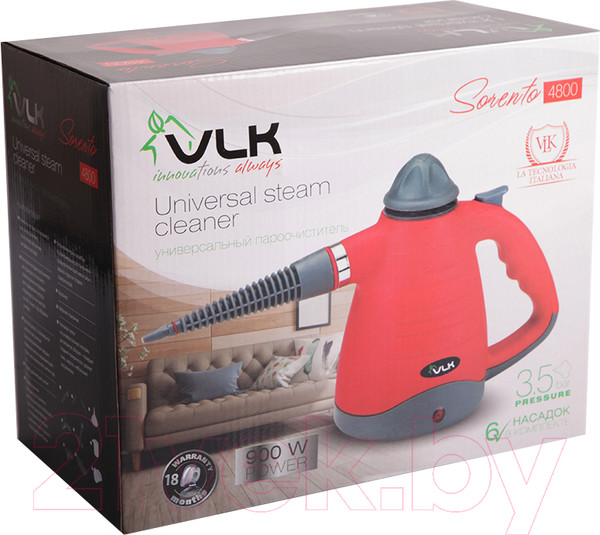 Изображение товара Пароочиститель VLK Sorento 4800 (черный/красный)