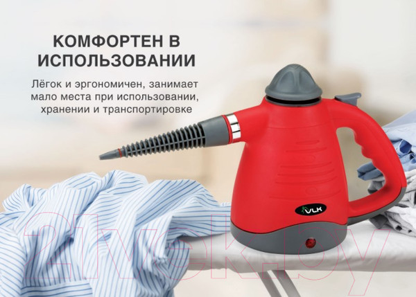 Изображение товара Пароочиститель VLK Sorento 4800 (черный/красный)
