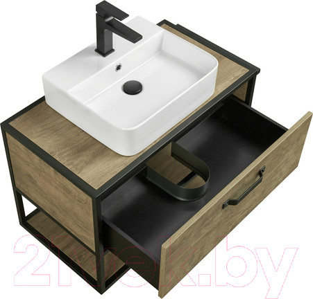 Изображение товара Тумба под умывальник Акватон Лофт Фабрик 80 (1A242401LTDY0)