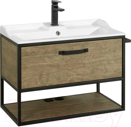 Изображение товара Тумба под умывальник Акватон Лофт Фабрик 80 (1A242401LTDY0)