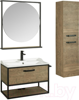 Изображение товара Тумба под умывальник Акватон Лофт Фабрик 80 (1A242401LTDY0)