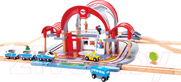 Изображение товара Автотрек Hape Станция Гранд Сити / E3725-HP